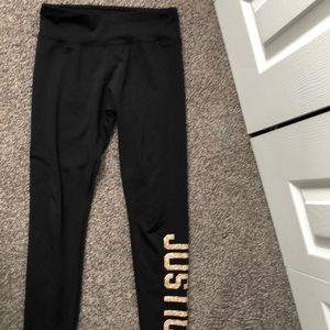 Black justice leggings